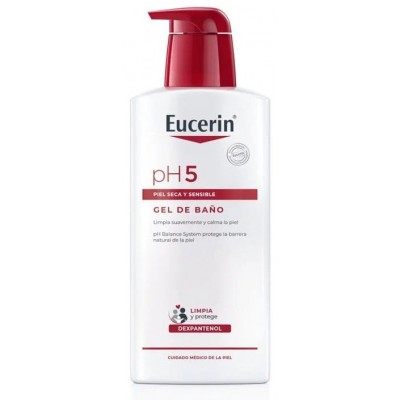 Comprar EUCERIN PIEL SENSIBLE PH-5 GEL DE BAÑO 400 ML al mejor precio en NuestraFarma, tu farmacia online