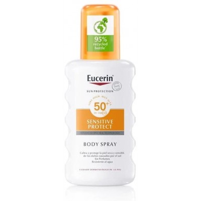 Comprar EUCERIN SUN PROTECTION 50+ BODY SPRAY SENSITIVE PROTECT 200 ML al mejor precio en NuestraFarma, tu farmacia online