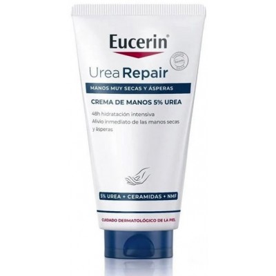 Comprar EUCERIN UREAREPAIR CREMA DE MANOS CON UREA 5% 75 ML al mejor precio en NuestraFarma, tu farmacia online