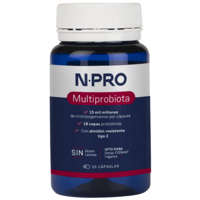 Comprar NPRO MULTIPROBIOTA 30 CAPSULAS al mejor precio en NuestraFarma, tu farmacia online