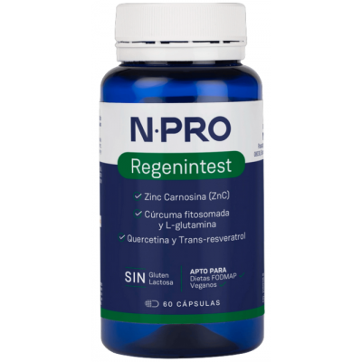 Comprar NPRO REGENINTEST 60 CAPSULAS al mejor precio en NuestraFarma, tu farmacia online