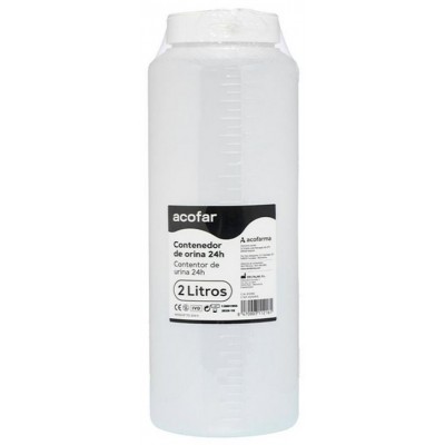 Comprar ACOFAR BOTE CONTENEDOR ORINA 24 HORAS 2 L al mejor precio en NuestraFarma, tu farmacia online