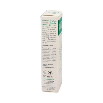Comprar SAUGELLA ATTIVA GEL LUBRICANTE TUBO 30 ML al mejor precio en NuestraFarma, tu farmacia online