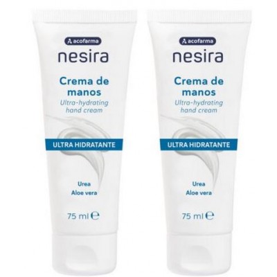 Comprar ACOFARMA NESIRA CREMA DE MANOS ULTRA-HIDRATANTE DUPLO 2 X 75 ML al mejor precio en NuestraFarma, tu farmacia online