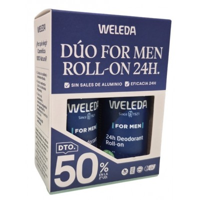Comprar WELEDA DESODORANTE FOR MEN 50 ML DUPLO al mejor precio en NuestraFarma, tu farmacia online