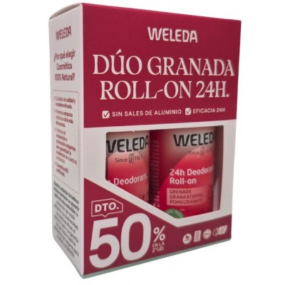 Comprar WELEDA DESODORANTE GRANADA 50 ML DUPLO al mejor precio en NuestraFarma, tu farmacia online