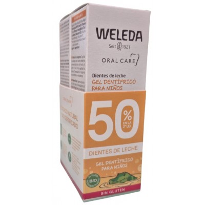 Comprar WELEDA GEL DENTIFRICO PARA NIÑOS 50 ML DUPLO al mejor precio en NuestraFarma, tu farmacia online