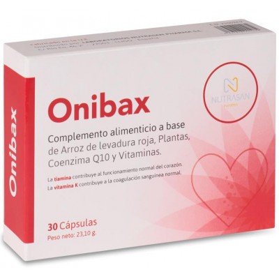 Comprar ONIBAX 30 CAPSULAS al mejor precio en NuestraFarma, tu farmacia online