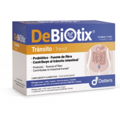 Comprar DEBIOTIX TRANSITO 10 SOBRES al mejor precio en NuestraFarma, tu farmacia online