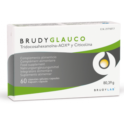 Comprar BRUDY GLAUCO 60 CAPSULAS al mejor precio en NuestraFarma, tu farmacia online