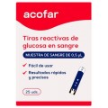 ACOFARMA NESIRA TIRAS REACTIVAS DE GLUCOSA EN SANGRE 25 TIRAS