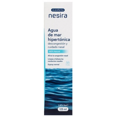 Comprar ACOFARMA NESIRA AGUA DE MAR HIPERTONICA 125 ML al mejor precio en NuestraFarma, tu farmacia online