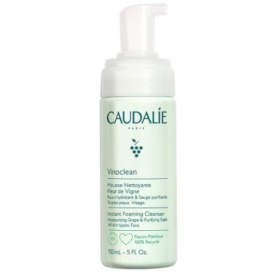 Comprar CAUDALIE VINOCLEAN ESPUMA LIMPIADORA FLEUR DE VIGNE CON CAMOMILA 150 ML al mejor precio en NuestraFarma, tu farmacia online