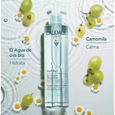 Comprar CAUDALIE VINOCLEAN AGUA MICELAR DESMAQUILLANTE CON CAMOMILA 200 ML al mejor precio en NuestraFarma, tu farmacia online