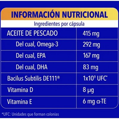 Comprar BION3 MULTI & OMEGA-3 CON PROBIOTICOS 30 COMPRIMIDOS + 30 CAPSULAS al mejor precio en NuestraFarma, tu farmacia online