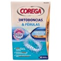 COREGA ORTODONCIAS & FERULAS 36 TABLETAS LIMPIADORAS