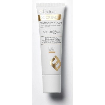 Comprar FARLINE CC CREAM CREMA CON COLOR CLARO Nº1 30 ML al mejor precio en NuestraFarma, tu farmacia online