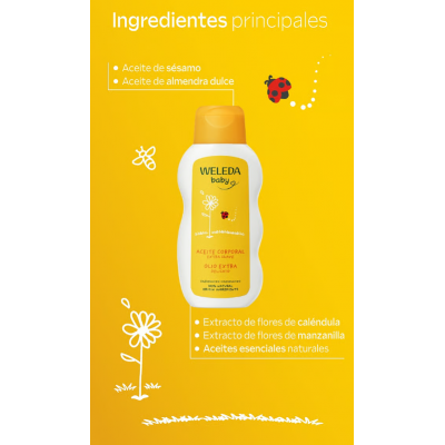 Comprar WELEDA ACEITE DE CALENDULA PARA BEBE 200 ML al mejor precio en NuestraFarma, tu farmacia online