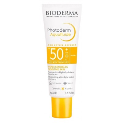 Comprar BIODERMA PHOTODERM AQUAFLUIDE SPF 50+ SIN COLOR 40 ML al mejor precio en NuestraFarma, tu farmacia online