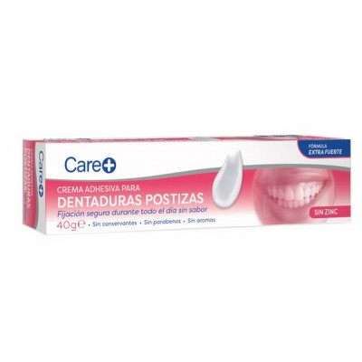 Comprar CARE+ CREMA ADHESIVA PARA DENTADURAS POSTIZAS 40 G al mejor precio en NuestraFarma, tu farmacia online