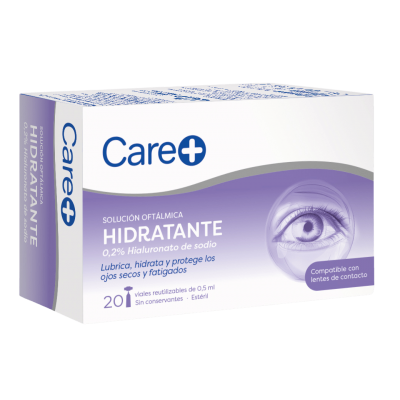 Comprar CARE+ SOLUCION OFTALMICA HIDRATANTE 20 MONODOSIS al mejor precio en NuestraFarma, tu farmacia online