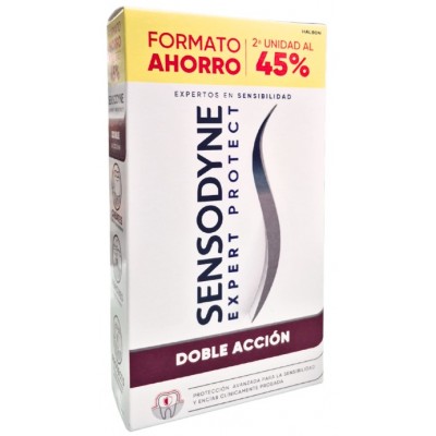 Comprar SENSODYNE DUPLO EXPERT PROTECT DOBLE ACCIÓN 2X75 ML al mejor precio en NuestraFarma, tu farmacia online