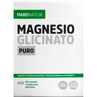 Comprar MABONATUR MAGNESIO GLICINATO PURO 80 CAPSULAS al mejor precio en NuestraFarma, tu farmacia online