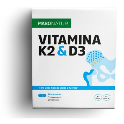 Comprar MABONATUR VITAMINA K2 & D3 30 CAPSULAS al mejor precio en NuestraFarma, tu farmacia online