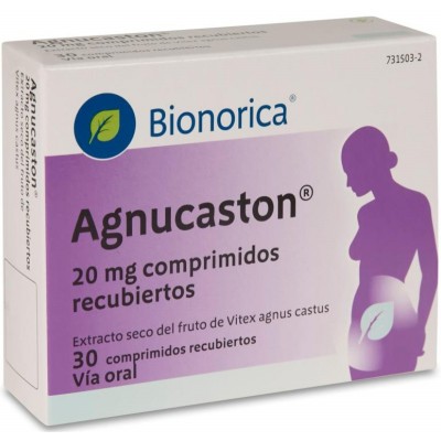 Comprar AGNUCASTON 20 MG 30 COMPRIMIDOS RECUBIERTOS al mejor precio en NuestraFarma, tu farmacia online