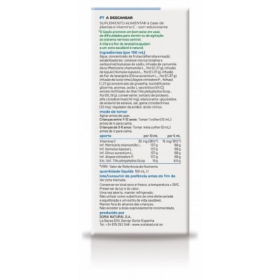 Comprar SORIA NATURAL A DESCANSAR 150 ML al mejor precio en NuestraFarma, tu farmacia online