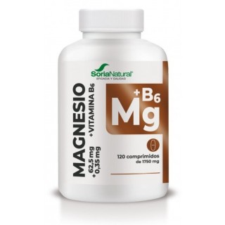 SORIA NATURAL MAGNESIO + VITAMINA B6 120 COMPRIMIDOS