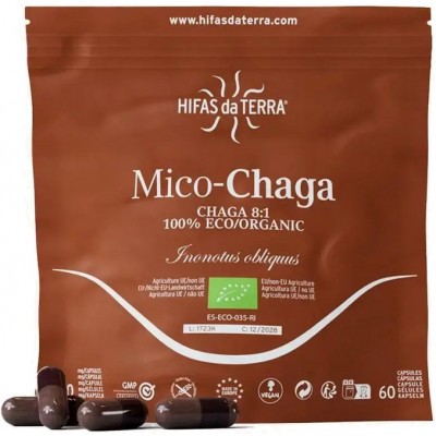 Comprar HIFAS DA TERRA MICO-CHAGA 60 CAPSULAS DOYPACK al mejor precio en NuestraFarma, tu farmacia online