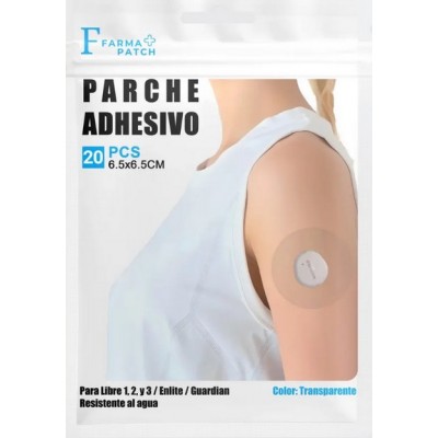 Comprar FARMA PATCH PARCHE ADHESIVO PARA SENSOR GLUCOSA 10 UNIDADES COLOR TRANSPARENTE al mejor precio en NuestraFarma, tu farmacia online