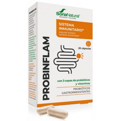 Comprar SORIA NATURAL PROBINFLAM 20 CAPSULAS al mejor precio en NuestraFarma, tu farmacia online