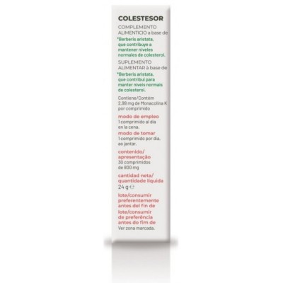 Comprar SORIA NATURAL COLESTESOR 30 COMPRIMIDOS al mejor precio en NuestraFarma, tu farmacia online