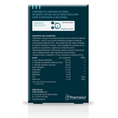 Comprar SORIA NATURAL SEDASOR SUEÑO 24 COMPRIMIDOS al mejor precio en NuestraFarma, tu farmacia online
