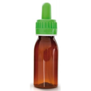 FRASCO PET COLOR TOPACIO CON CUENTAGOTAS 30 ML 10 UNIDADES