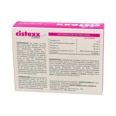 Comprar CISTEXX SHEDIR 10 SOBRES 3,5 G al mejor precio en NuestraFarma, tu farmacia online