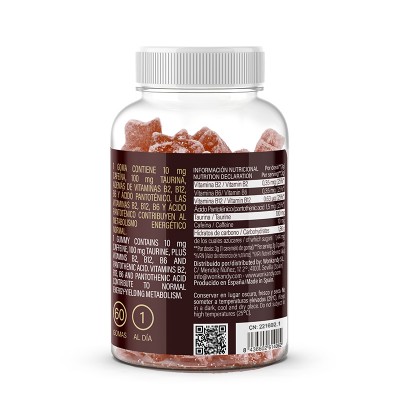 Comprar WONKANDY NUTRITION ENERGIA MIX DE VITAMINAS TAURINA Y CAFEINA 60 GOMINOLAS al mejor precio en NuestraFarma, tu farmacia online