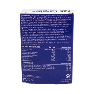 Comprar NS SOÑABEN BI-EFFECT COMPACT 15 COMPRIMIDOS al mejor precio en NuestraFarma, tu farmacia online