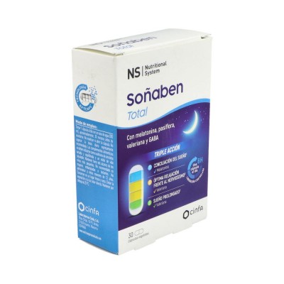 Comprar NS SOÑABEN TOTAL 30 CAPSULAS VEGETALES al mejor precio en NuestraFarma, tu farmacia online