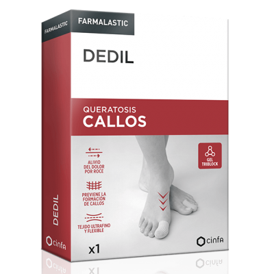 Comprar FARMALASTIC DEDIL CALLOS 1 UNIDAD TALLA PEQUEÑA al mejor precio en NuestraFarma, tu farmacia online