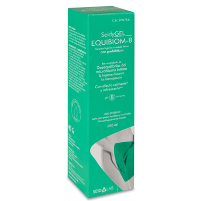 Comprar SEIDYGEL EQUIBIOM-8 GEL DE HIGIENE INTIMA CON PREBIÓTICOS 200 ML al mejor precio en NuestraFarma, tu farmacia online