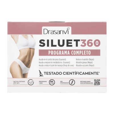 Comprar DRASANVI SILUET 360º PROGRAMA COMPLETO 120 COMPRIMIDOS al mejor precio en NuestraFarma, tu farmacia online