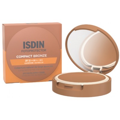 Comprar ISDIN FOTOPROTECTOR COMPACT BRONCE SPF 50+ 10 G al mejor precio en NuestraFarma, tu farmacia online