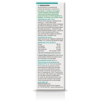 Comprar SORIA NATURAL BRONCOPUL COMPOSOR 12 50 ML al mejor precio en NuestraFarma, tu farmacia online