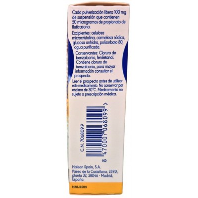 Comprar RHINOVIN ALERGIA 50 microgramos/PULVERIZACION SUSPENSION PARA PULVERIZACION NASAL 60 PULVERIZACIONES al mejor precio en NuestraFarma, tu farmacia online