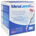 MENALANCET PRO LANCETAS ESTERILES 200 UNIDADES 23 G 2 MM