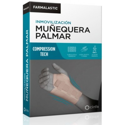 Comprar FARMALASTIC COMPRESSION TECH MUÑEQUERA PALMAR TALLA PEQUEÑA al mejor precio en NuestraFarma, tu farmacia online