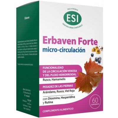 Comprar ESI ERBAVEN FORTE 60 COMPRIMIDOS al mejor precio en NuestraFarma, tu farmacia online